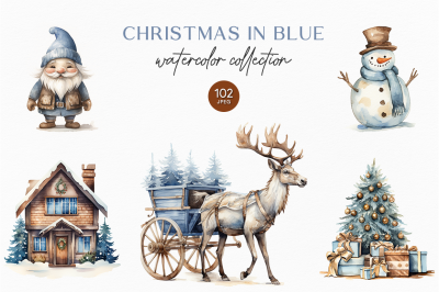 Christmas In Blue