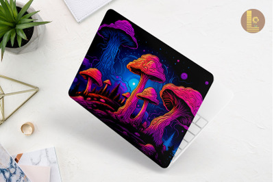 Giant Mushroom Forest Laptop Skin