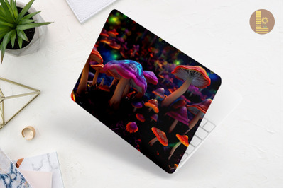 Strafarius Cubensis Mushroom Laptop Skin