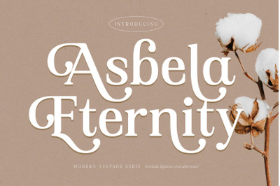Asbela Eternity Typeface