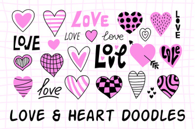 Love &amp; Heart Doodles