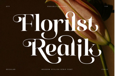 Florilst Realik Typeface