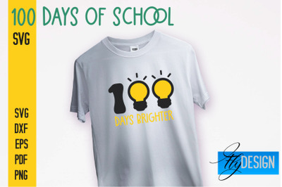 100 days of school SVG | Funny Quotes SVG Design | School SVG&nbsp;