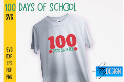 100 days of school SVG | Funny Quotes SVG Design | School SVG&nbsp;