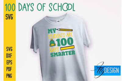 100 days of school SVG | Funny Quotes SVG Design | School SVG&nbsp;