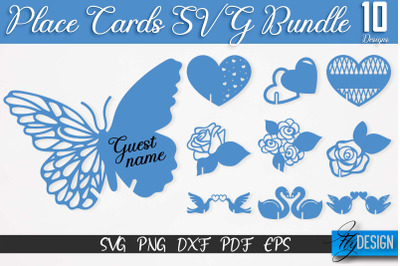 Place Cards SVG | Paper Cut SVG Design