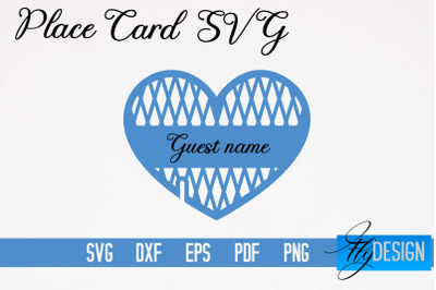 Place Cards SVG | Paper Cut SVG Design