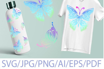 Butterfly SVG, butterfly PNG, butterfly silhouette, SVG