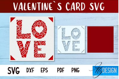 Valentines Card SVG | Gift Card SVG