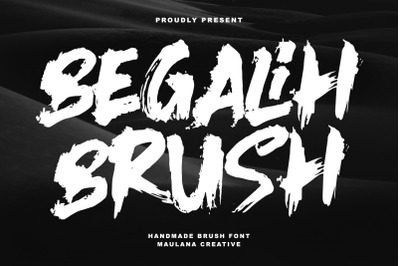 Begalih Brush Handmade Font