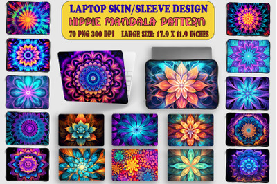 Hippie Mandala Pattern Laptop Skin