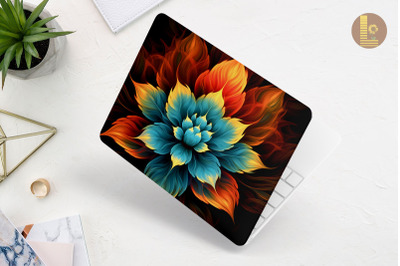 Abstract Fractal Flower Laptop Skin