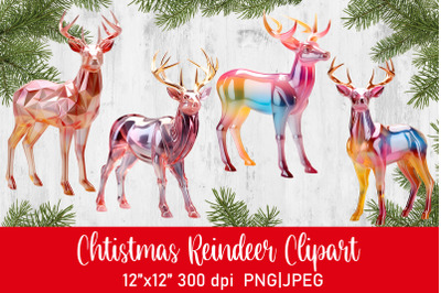 Reindeers. Christmas clip art PNG|300dpi