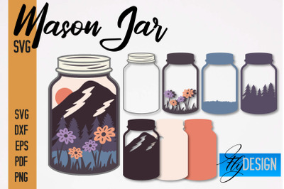 Mason Jar SVG | Kitchen Design