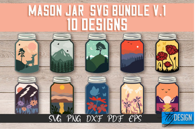 Mason Jar SVG | Kitchen Design