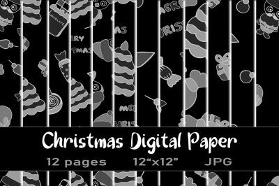 Christmas Digital Paper Pack