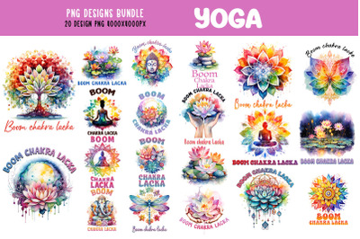 Yoga Zen Flower Boom Chakra Bundle