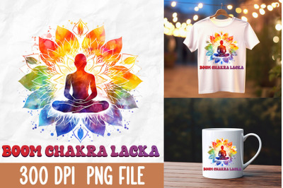 Boom Chakra Lacka Yoga Meditate Rainbow
