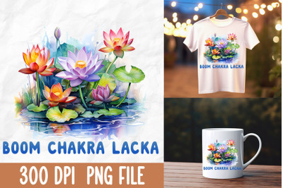 Boom Chakra Lacka Rainbow Lotus Pond