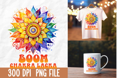 Boom Chakra Lacka Mandala Sunflower