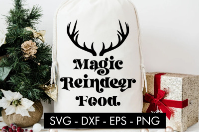 Magic Reindeer Food SVG Cut File PNG