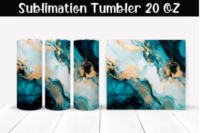 Marble stains Sublimation Tumbler Wrap 20 oz