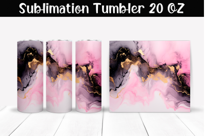 Marble stains Sublimation Tumbler Wrap 20 oz