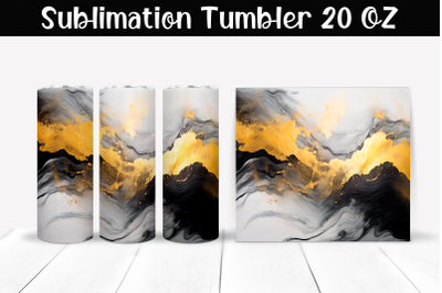 Marble stains Sublimation Tumbler Wrap 20 oz