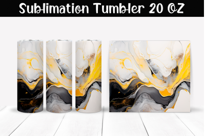 Marble stains Sublimation Tumbler Wrap 20 oz