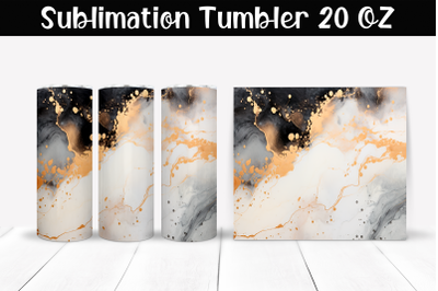 Marble stains Sublimation Tumbler Wrap 20 oz