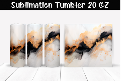 Marble stains Sublimation Tumbler Wrap 20 oz