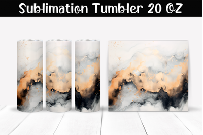 Marble stains Sublimation Tumbler Wrap 20 oz