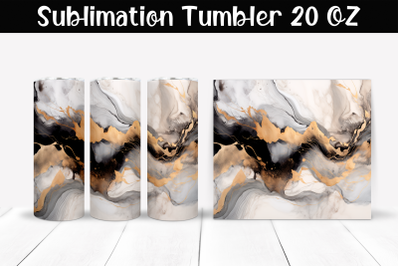 Marble stains Sublimation Tumbler Wrap 20 oz