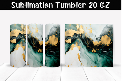 Marble stains Sublimation Tumbler Wrap 20 oz