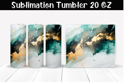 Marble stains Sublimation Tumbler Wrap 20 oz