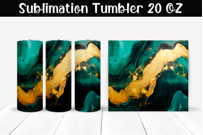 Marble stains Sublimation Tumbler Wrap 20 oz