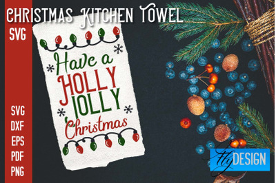 Christmas Kitchen Towel SVG | Kitchen Quotes Design | Home SVG