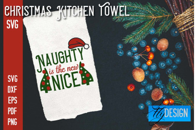 Christmas Kitchen Towel SVG | Kitchen Quotes Design | Home SVG