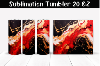 Marble stains Sublimation Tumbler Wrap 20 oz