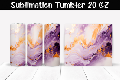 Marble stains Sublimation Tumbler Wrap 20 oz