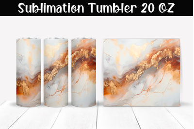 Marble stains Sublimation Tumbler Wrap 20 oz