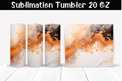 Marble stains Sublimation Tumbler Wrap 20 oz