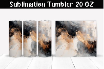 Marble stains Sublimation Tumbler Wrap 20 oz