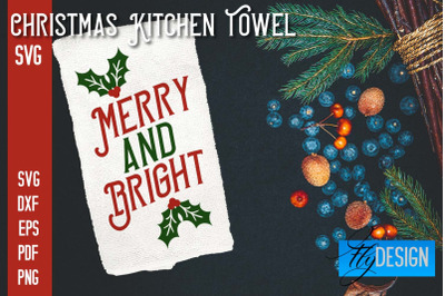 Christmas Kitchen Towel SVG | Kitchen Quotes Design | Home SVG