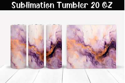 Marble stains Sublimation Tumbler Wrap 20 oz