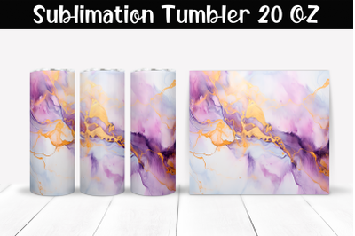 Marble stains Sublimation Tumbler Wrap 20 oz