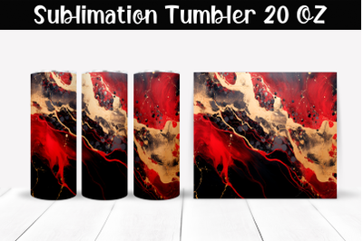 Marble stains Sublimation Tumbler Wrap 20 oz