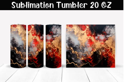 Marble stains Sublimation Tumbler Wrap 20 oz