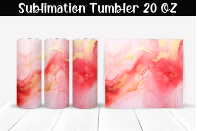 Marble stains Sublimation Tumbler Wrap 20 oz