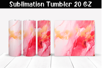 Marble stains Sublimation Tumbler Wrap 20 oz